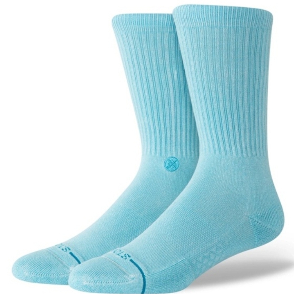 Stance Electric Blue Casual Socks, Mens Large, Cotton
